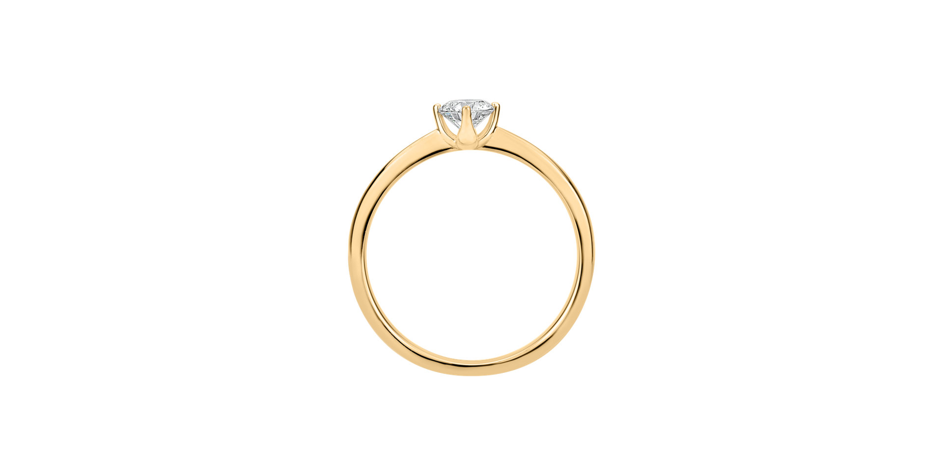 Prsten s diamantem Love Glow