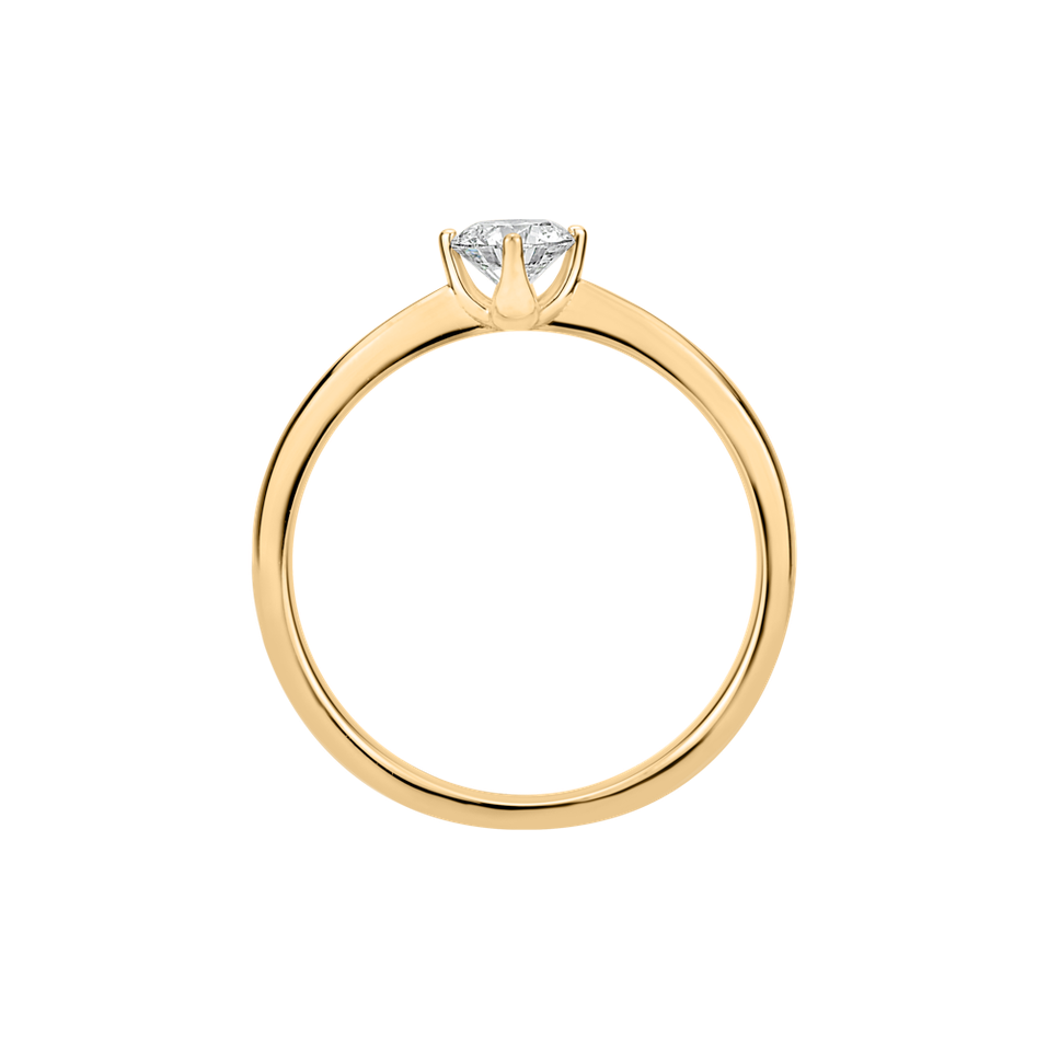 Prsten s diamantem Love Glow