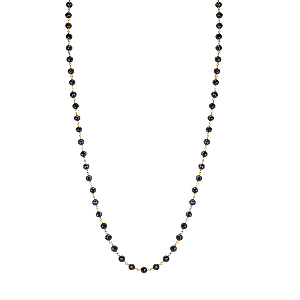 Náhrdelník s černými diamanty Dark Melody