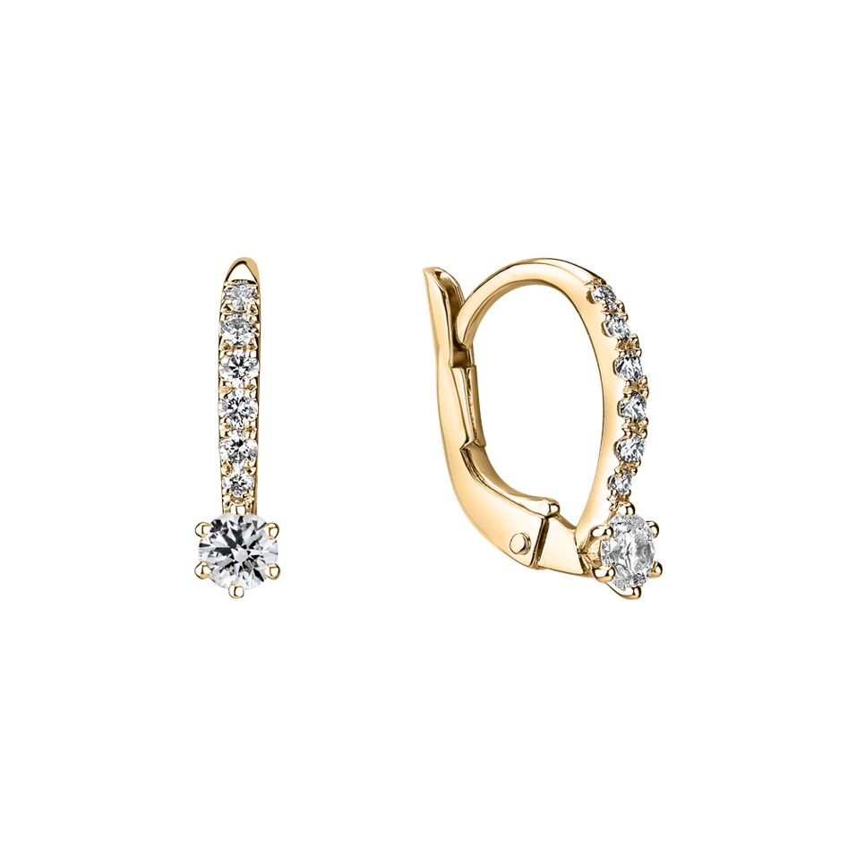 Náušnice s diamanty Essential Glow