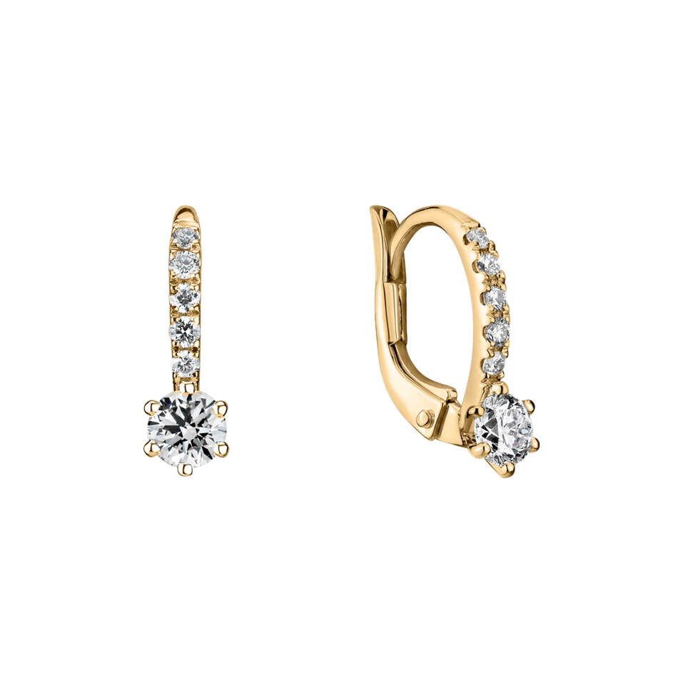 Náušnice s diamanty Essential Glow