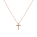 Přívěs s hnědými diamanty Luxury Cross3