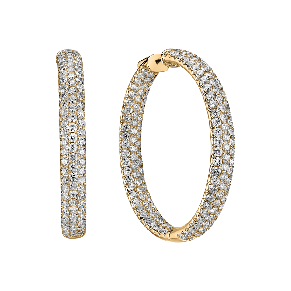 Náušnice s diamanty Eclipse