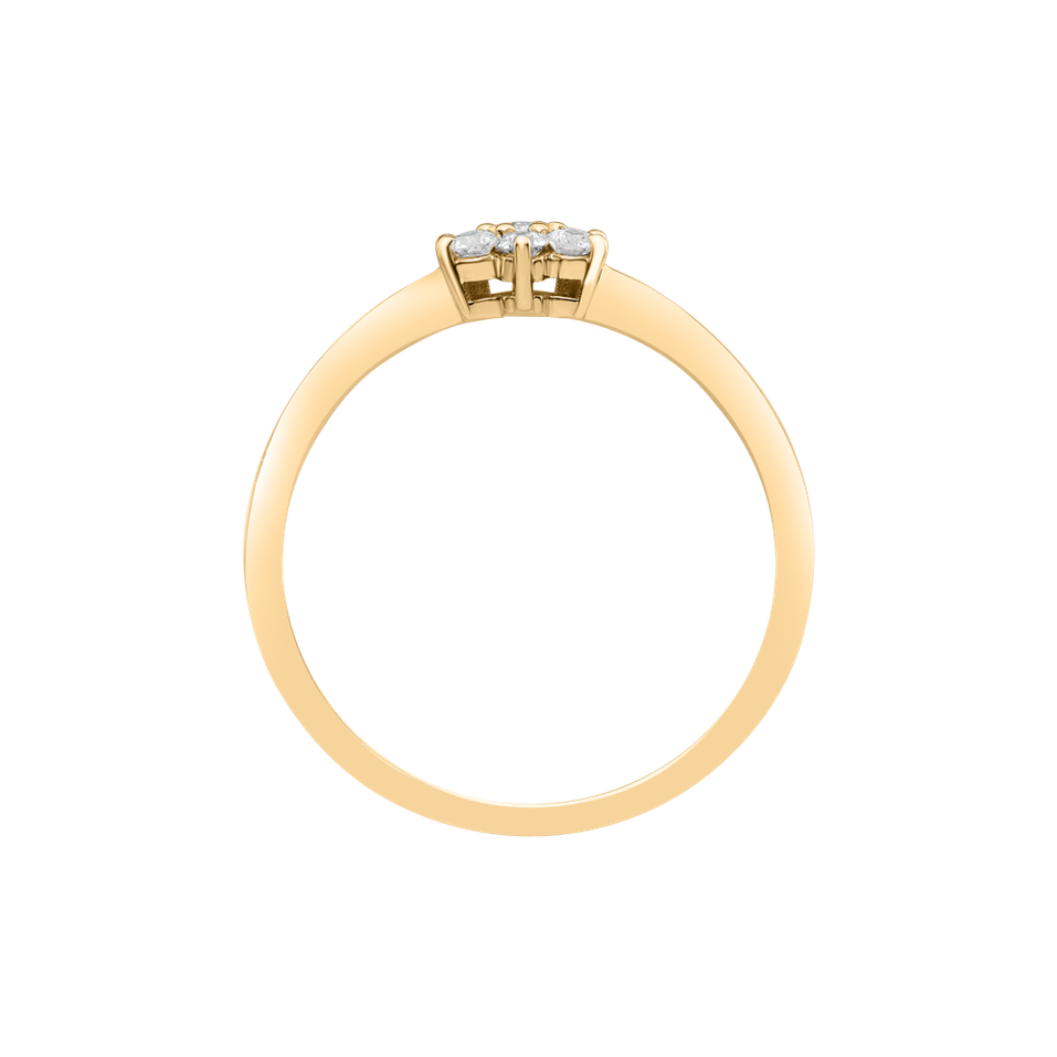 Prsten s diamanty Winter Star