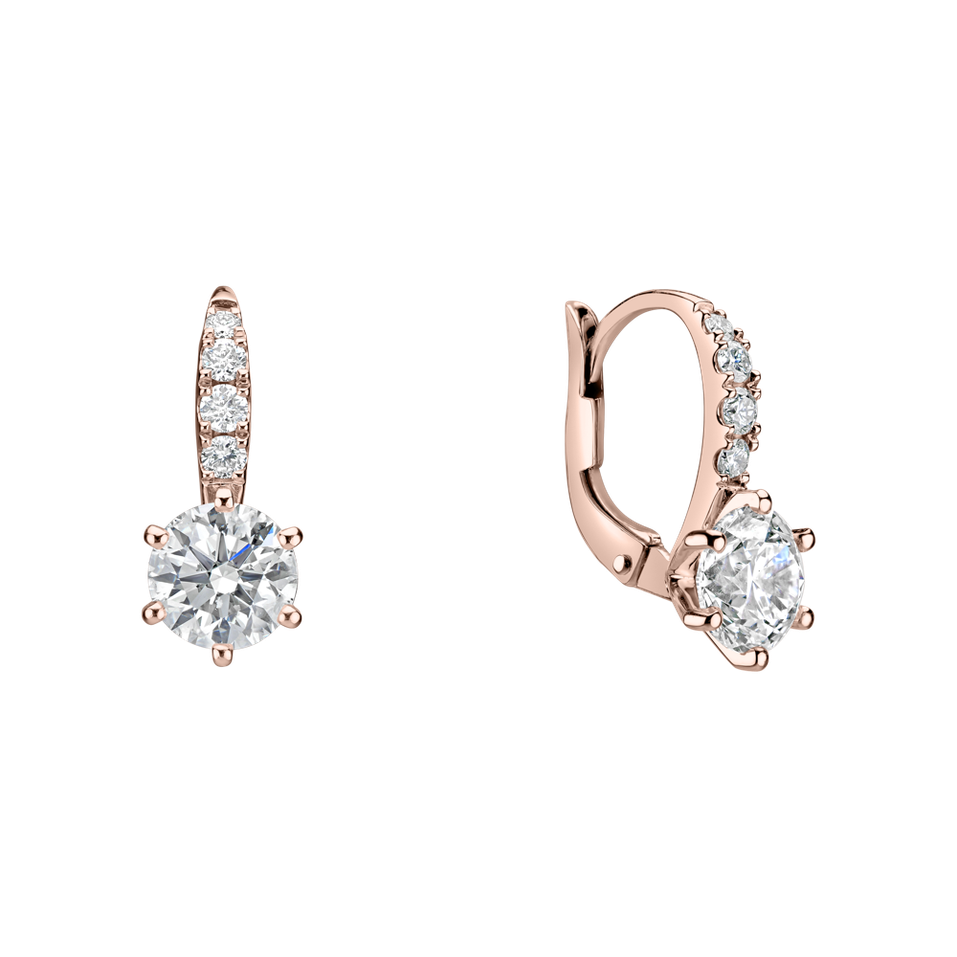 Náušnice s diamanty Essential Glow