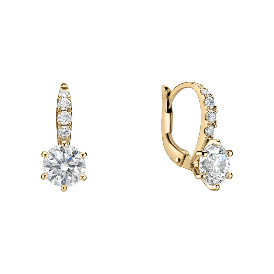 Náušnice s diamanty Essential Glow