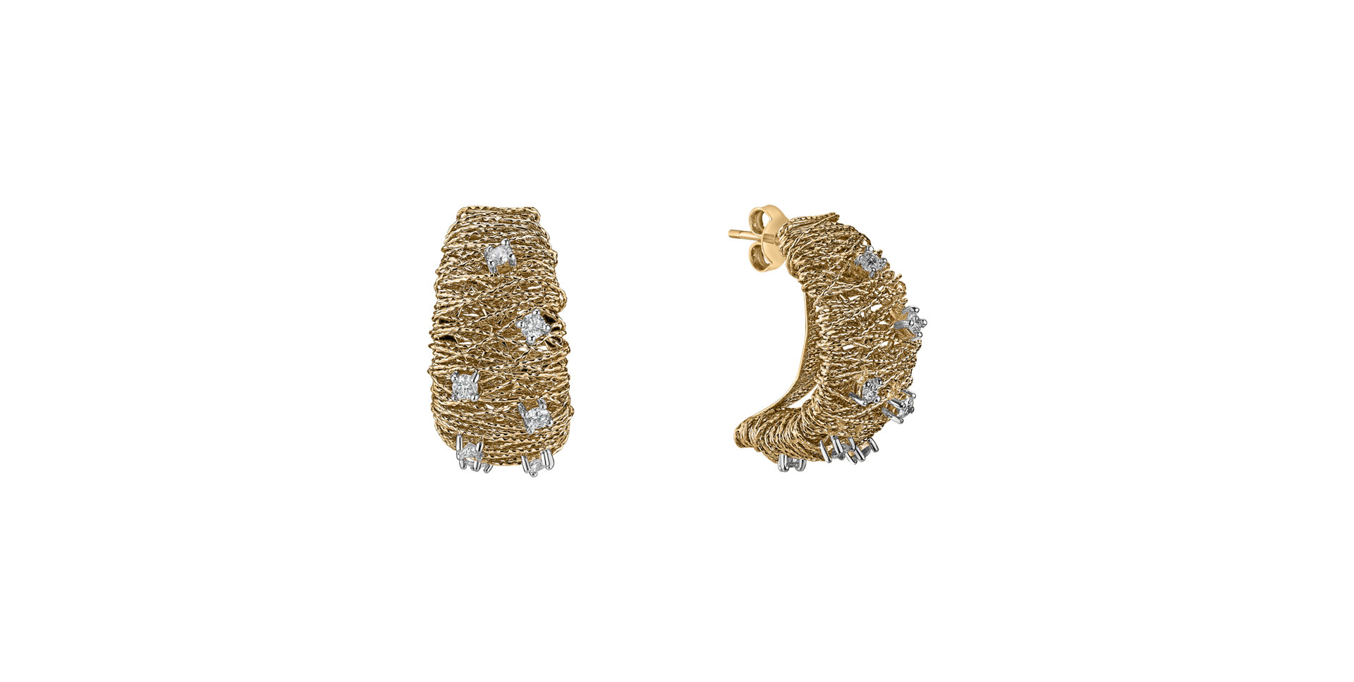 Náušnice s diamanty Tarynne