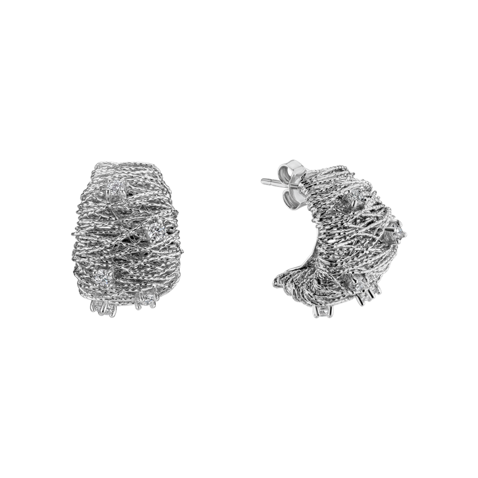 Náušnice s diamanty Naela