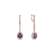 Náušnice s ametystem diamanty Celosia3