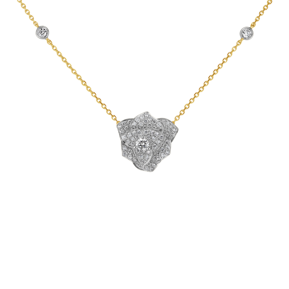 Náhrdelník s diamanty Infinity Rose