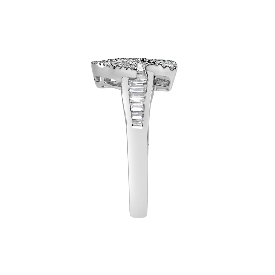 Prsten s diamanty Glossy Wings