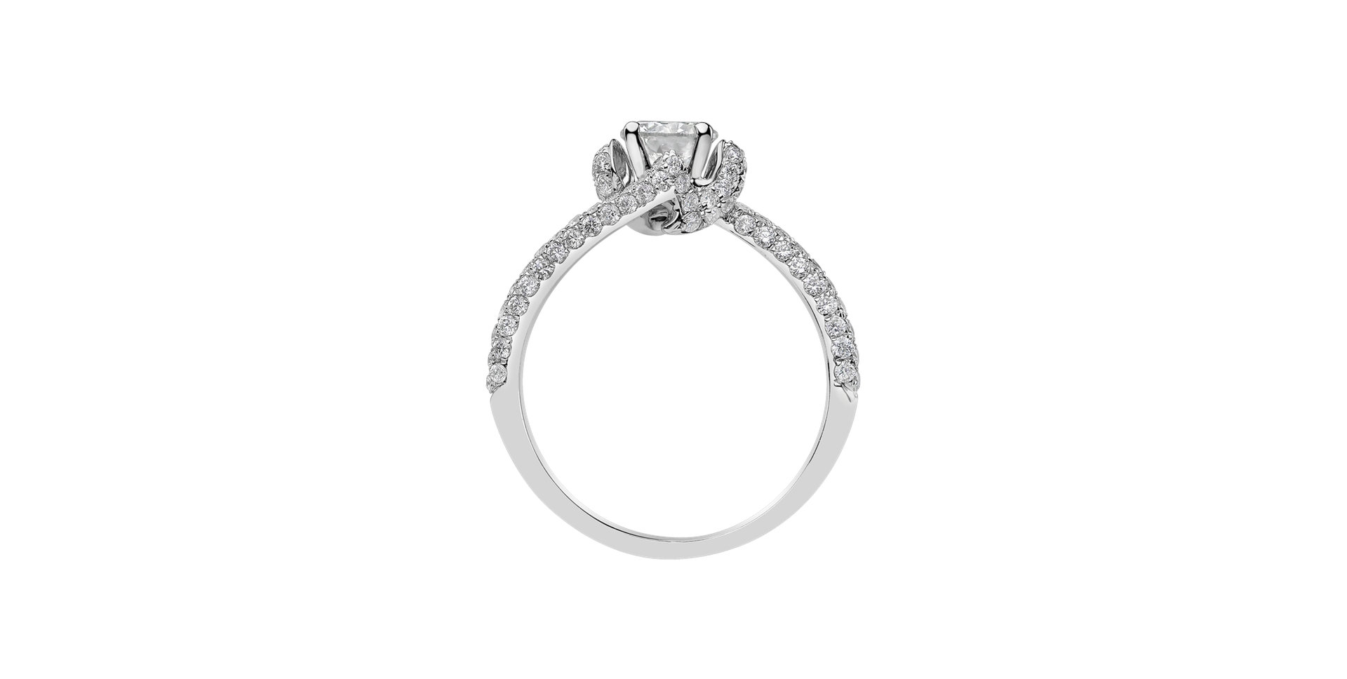 Prsten s diamanty Frozen Princess