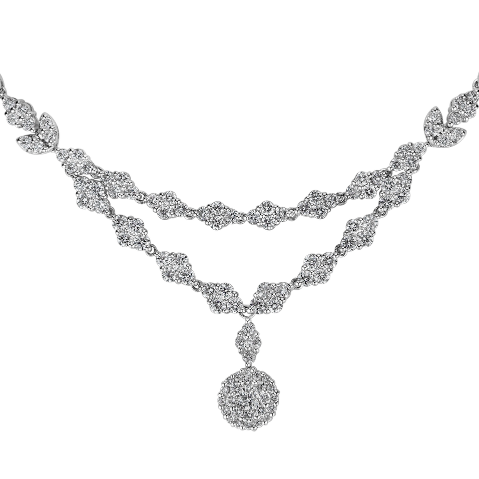 Náhrdelník s diamanty Heartbeat of the Destiny