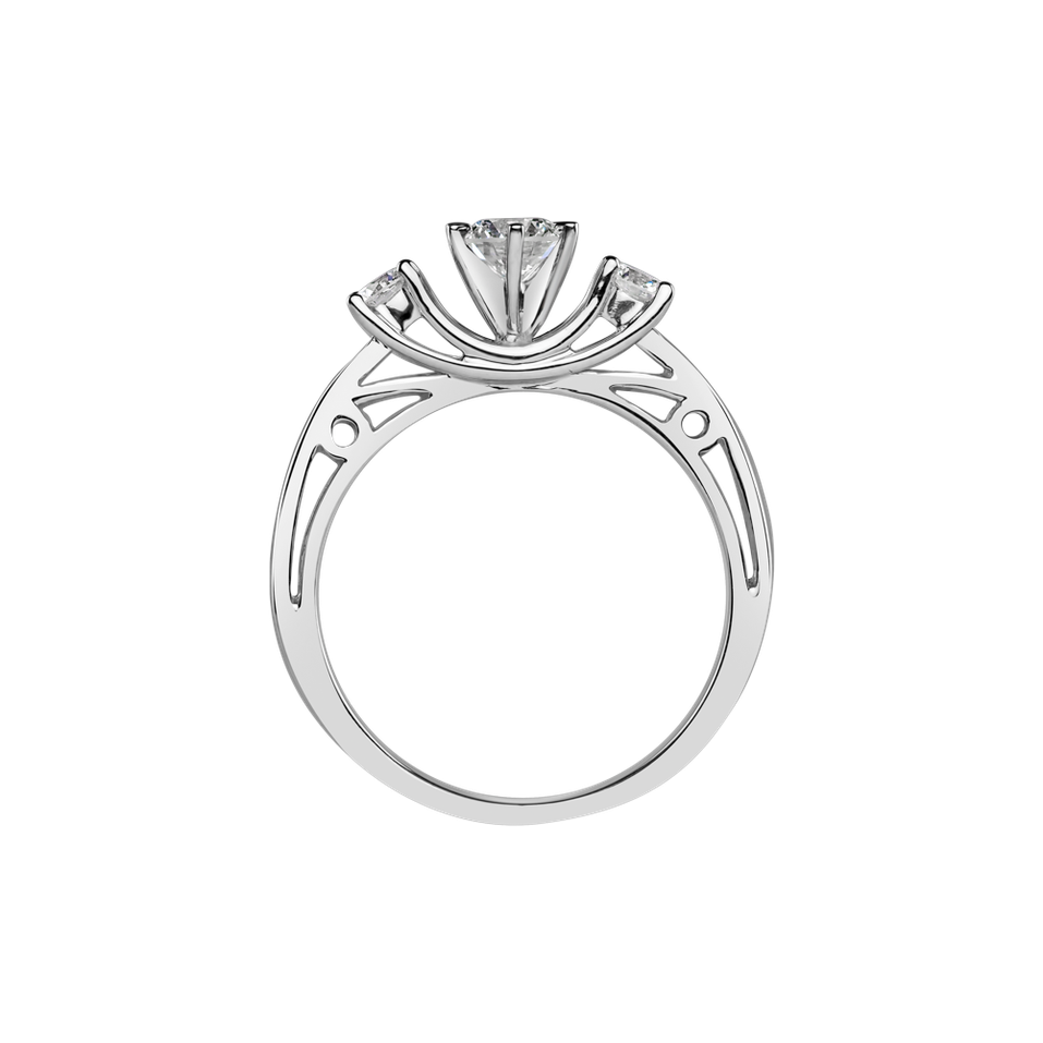 Prsten s diamanty Love Story