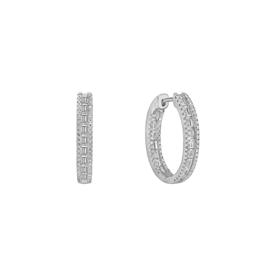 Náušnice s diamanty Graceful Countess