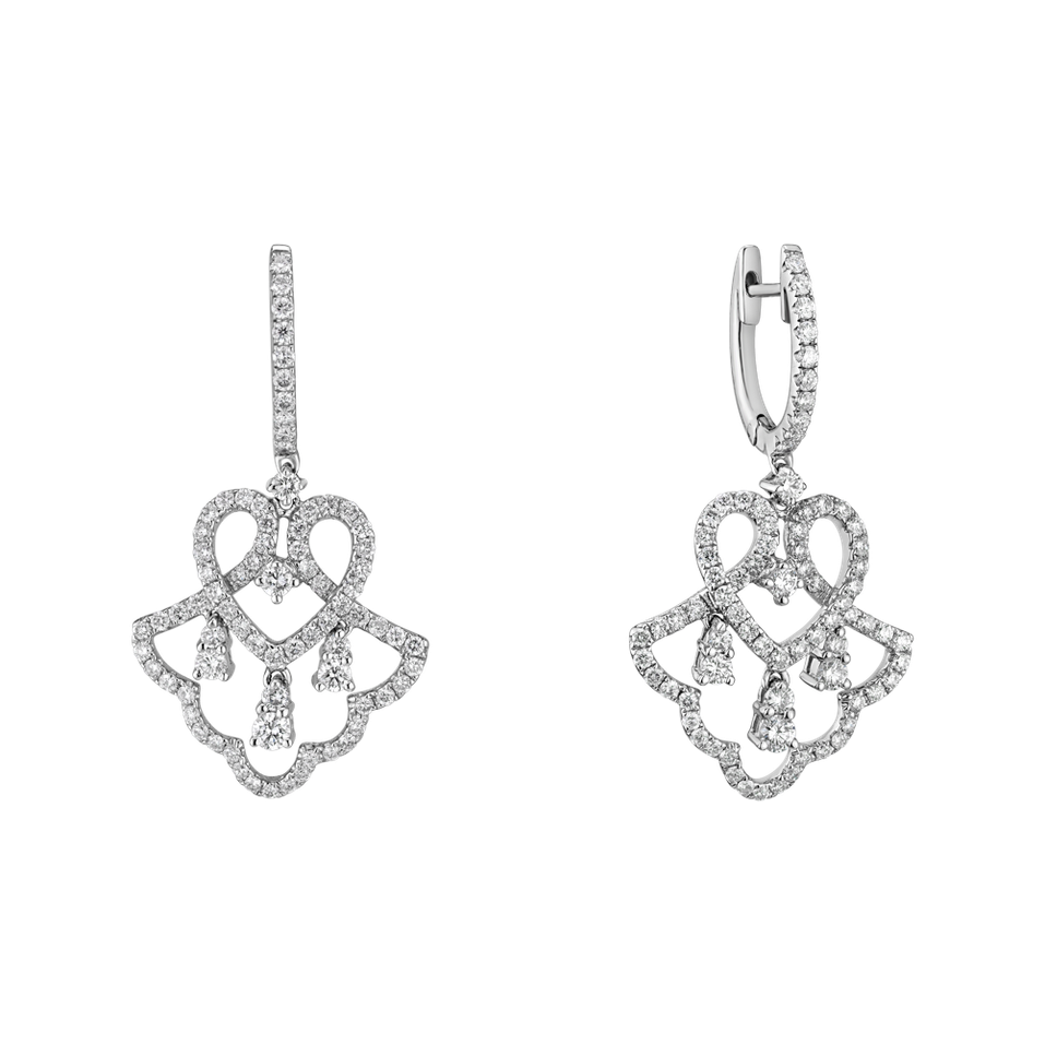Náušnice s diamanty Kuzco