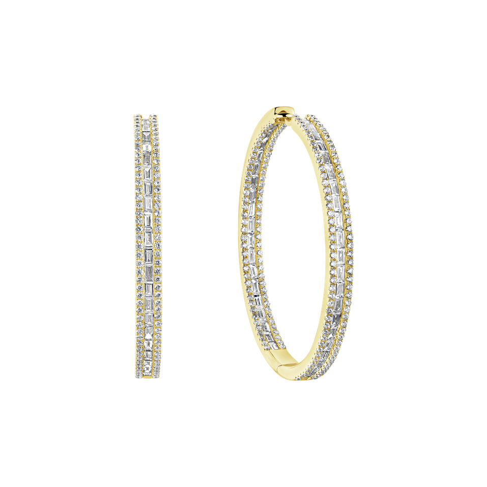 Náušnice s diamanty Extravaganza