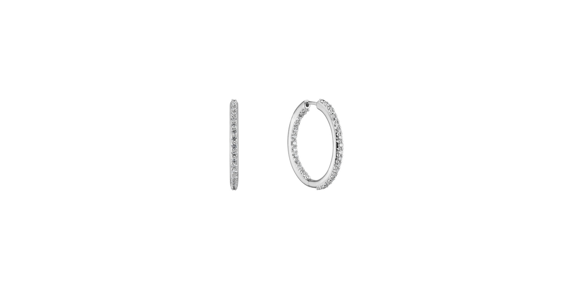 Náušnice s diamanty Cirles of Snow