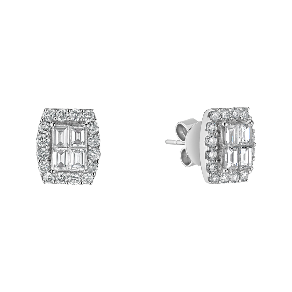 Náušnice s diamanty Ganesh