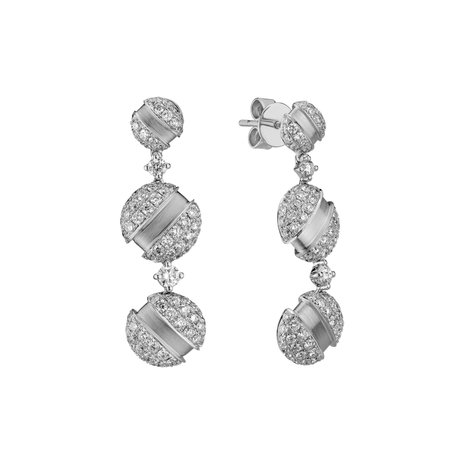 Náušnice s diamanty Cailyn