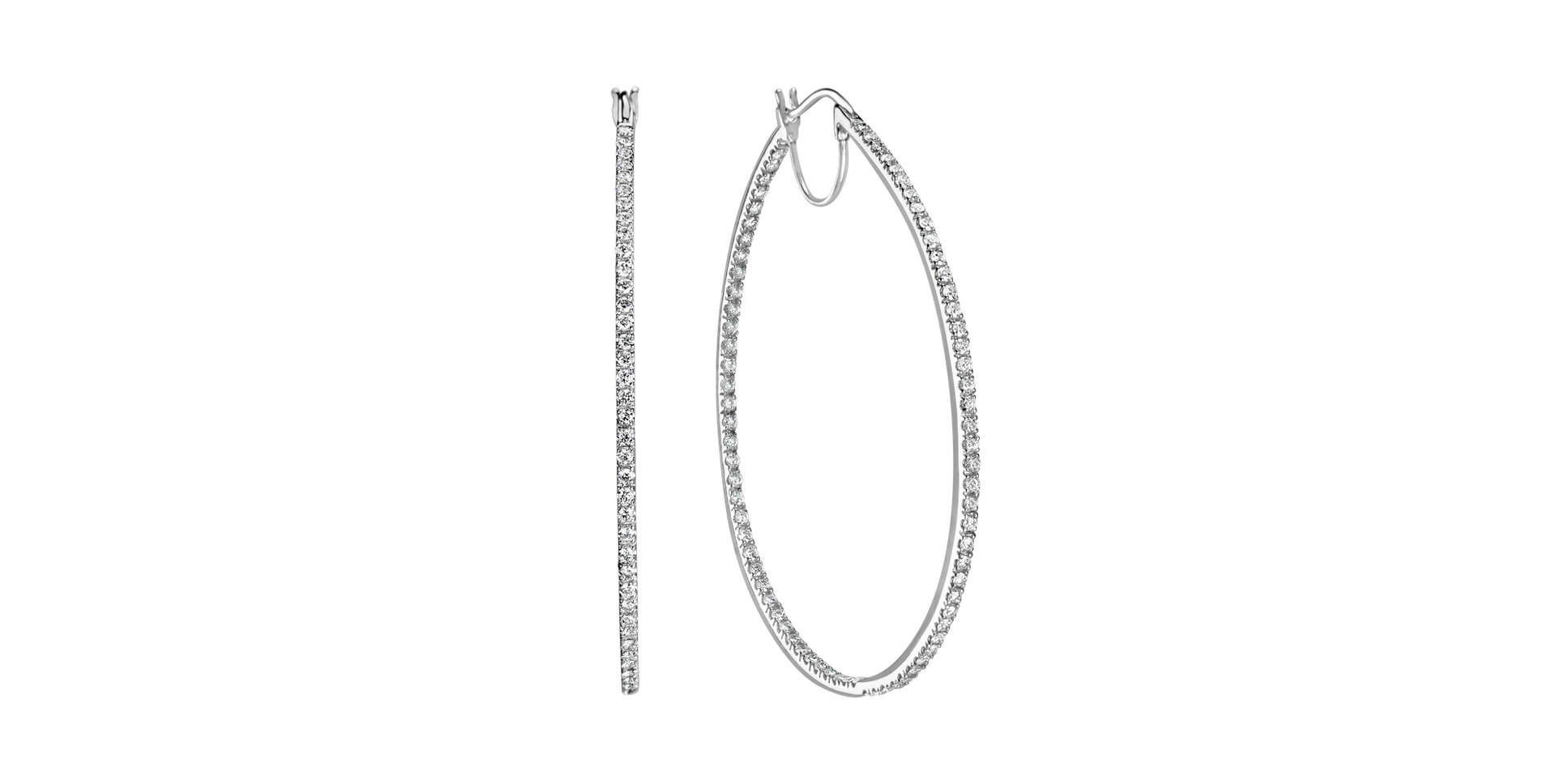 Náušnice s diamanty Luxury Beauty