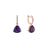 Náušnice s ametystem a diamanty Stonard3