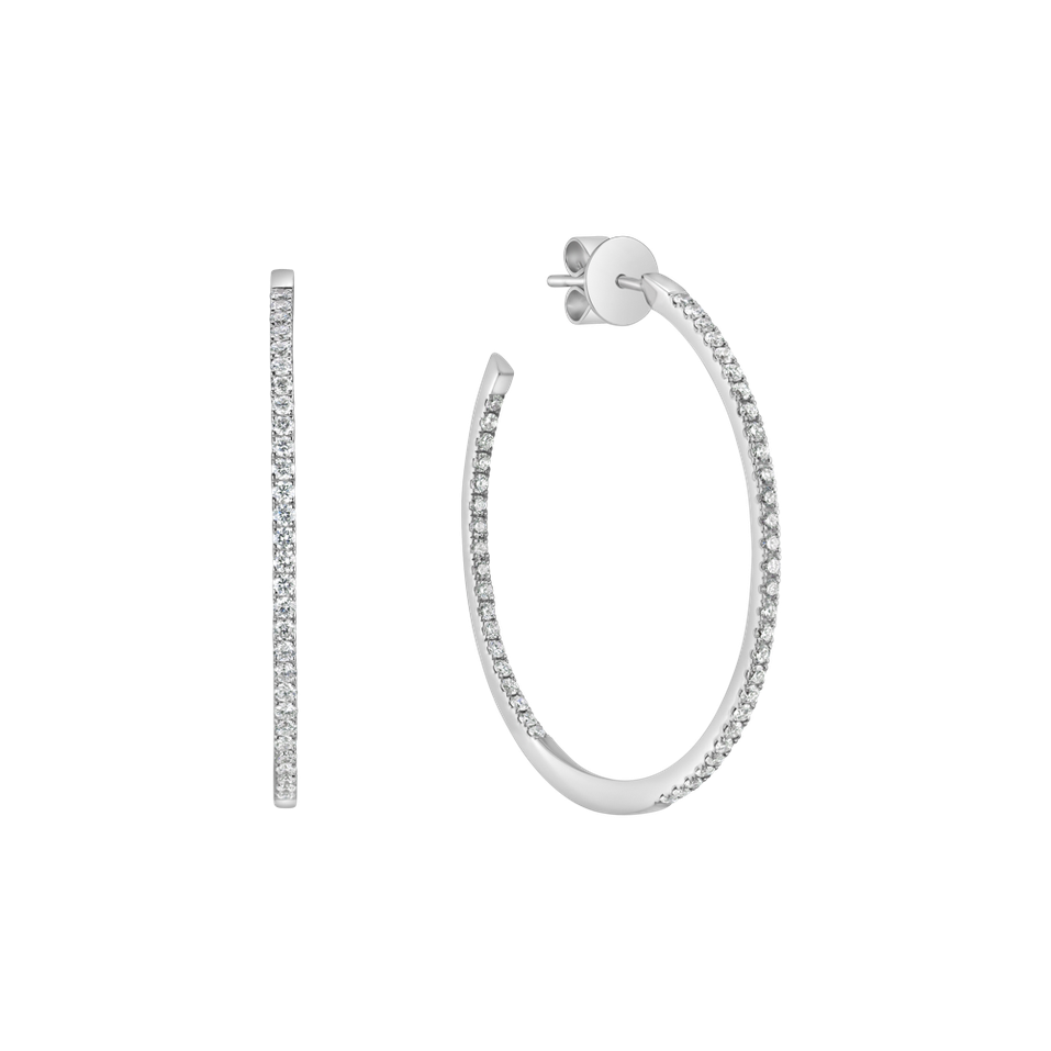 Náušnice s diamanty Alemene