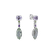 Náušnice s diamantem, ametysty a quartzy La Lessive3