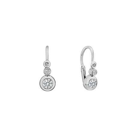 Dětské náušnice s diamanty Diamond Beauty