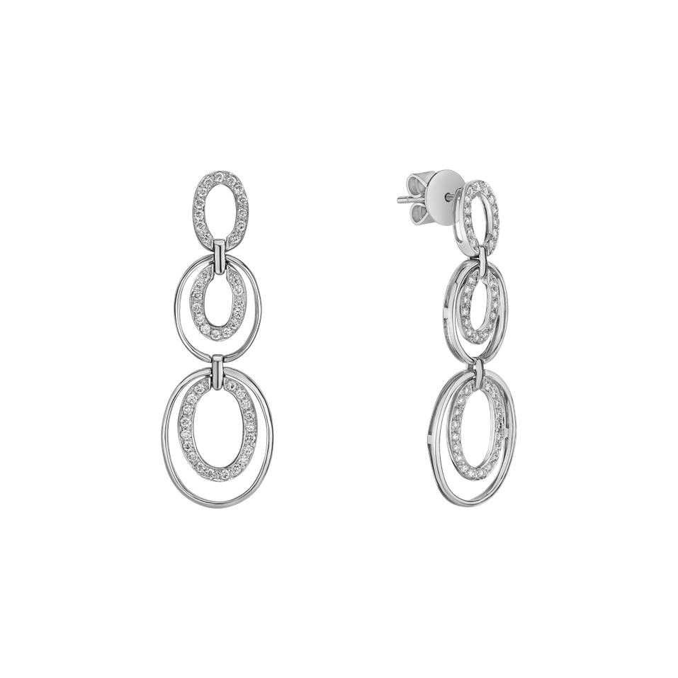 Náušnice s diamanty Mystical Oasis