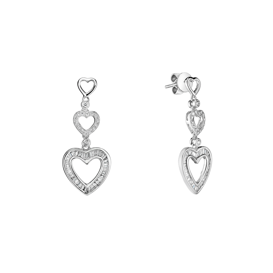 Náušnice s diamanty Clarissant