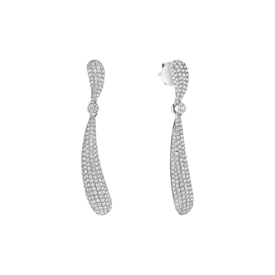 Náušnice s diamanty Janaya