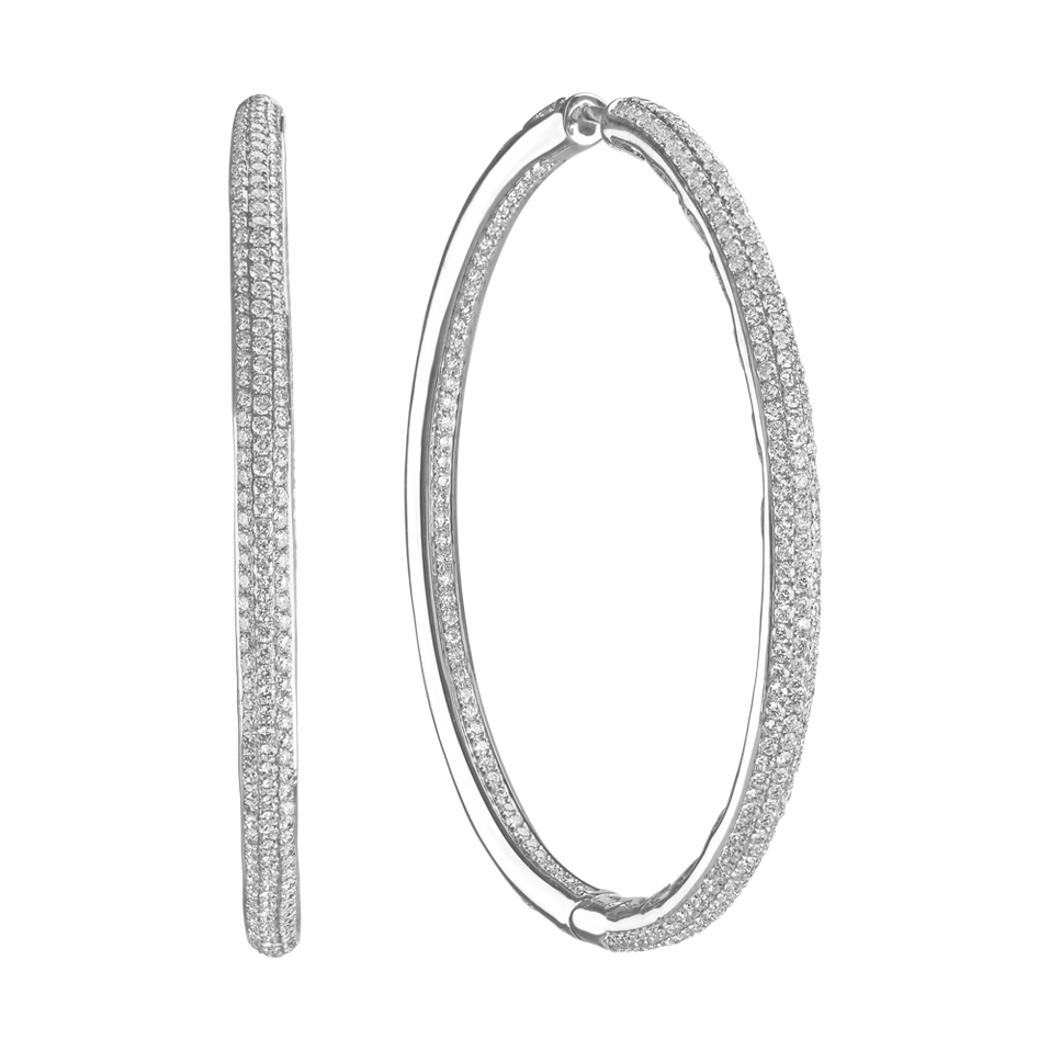 Náušnice s diamanty Endless Charm