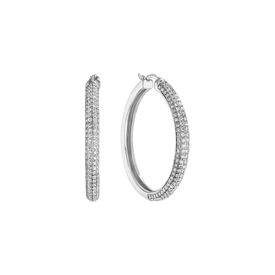 Náušnice s diamanty Luxury Symphony