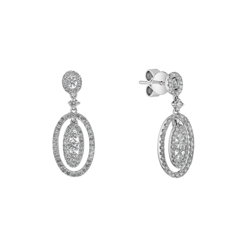 Náušnice s diamanty Miracle