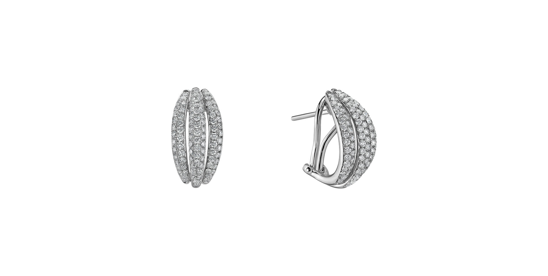 Náušnice s diamanty Mala