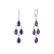 Náušnice s ametysty Dita3