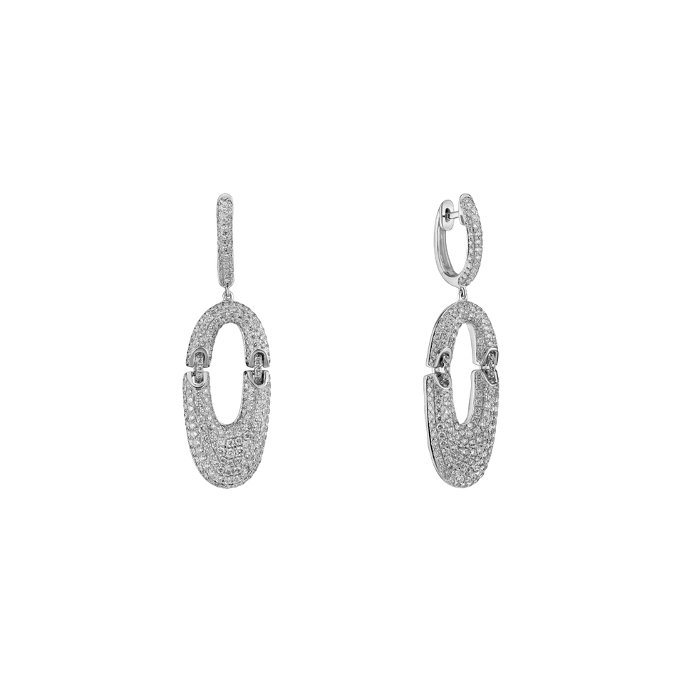 Náušnice s diamanty Weslee