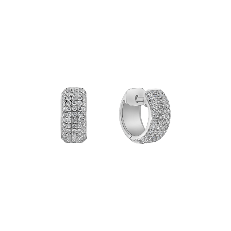 Náušnice s diamanty Reginn