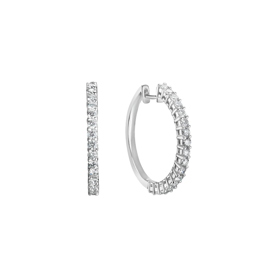 Náušnice s diamanty Adorable Moonlight