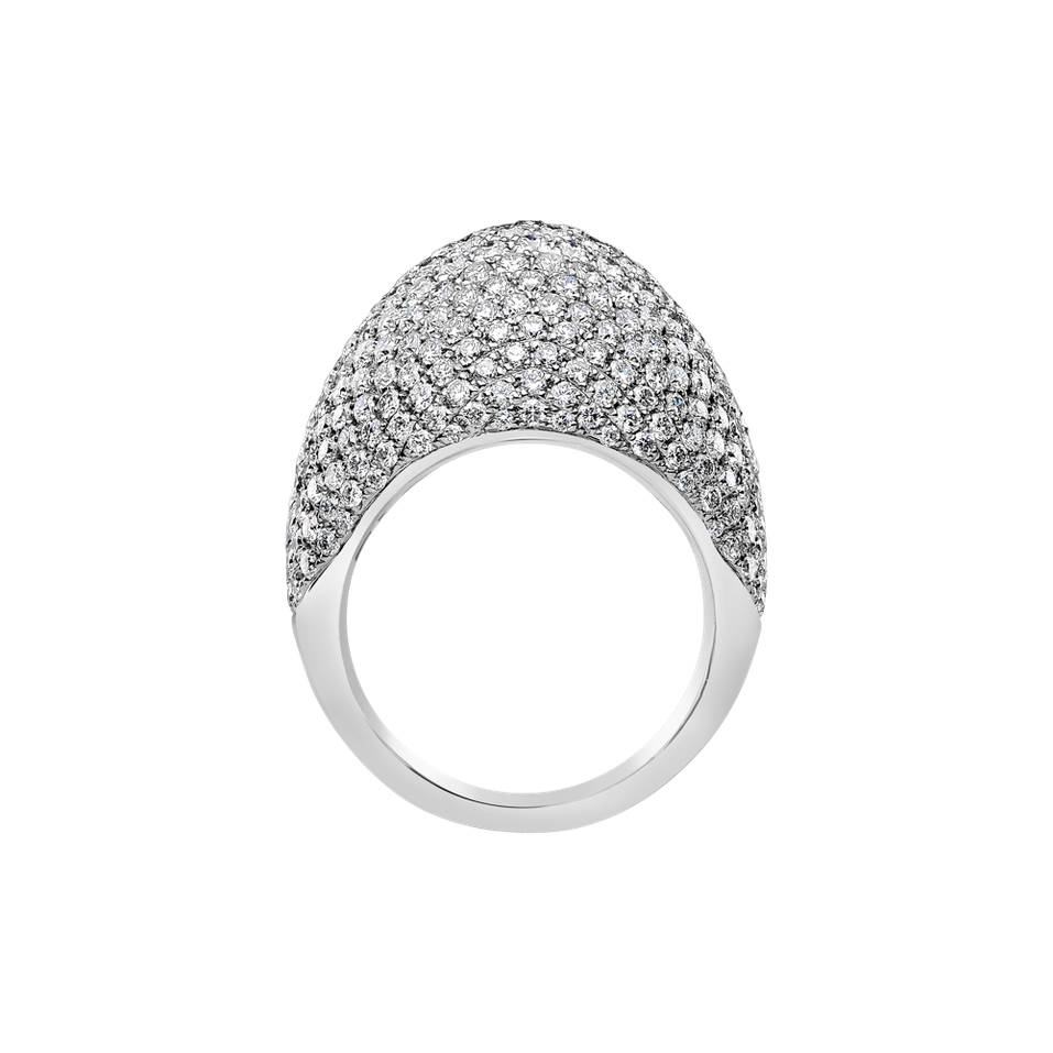 Prsten s diamanty Saturnin