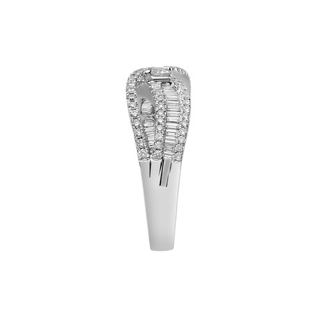 Prsten s diamanty Basile