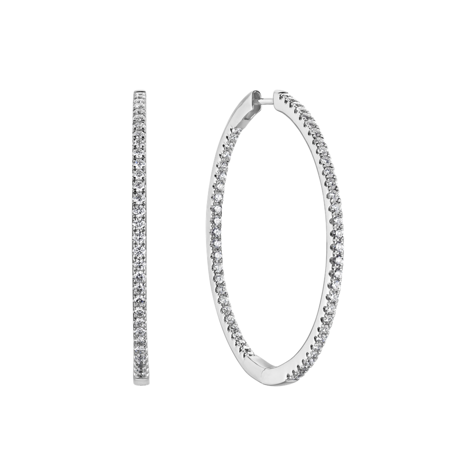 Náušnice s diamanty Princeliness