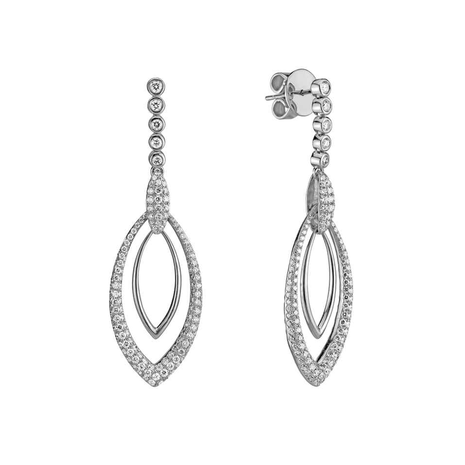 Náušnice s diamanty Fancy Adams