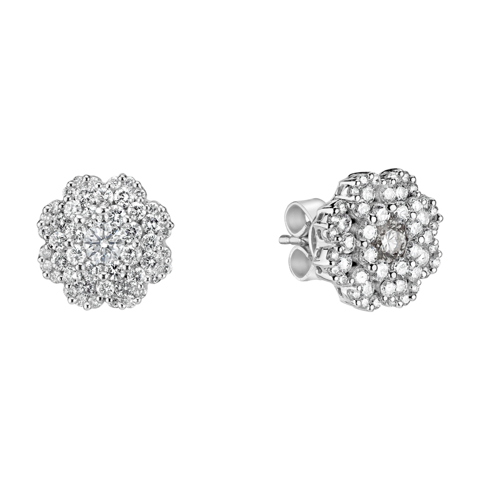 Náušnice s diamanty Elena