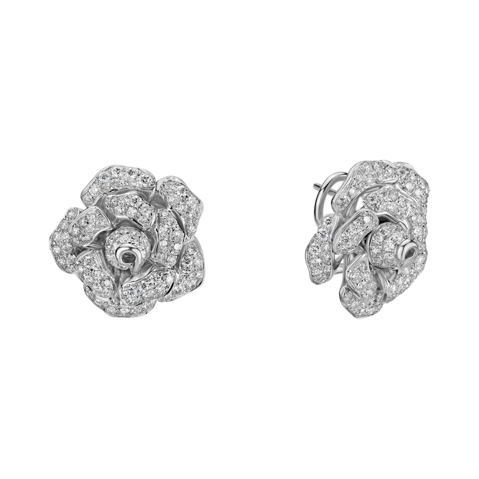 Náušnice s diamanty High & Pure