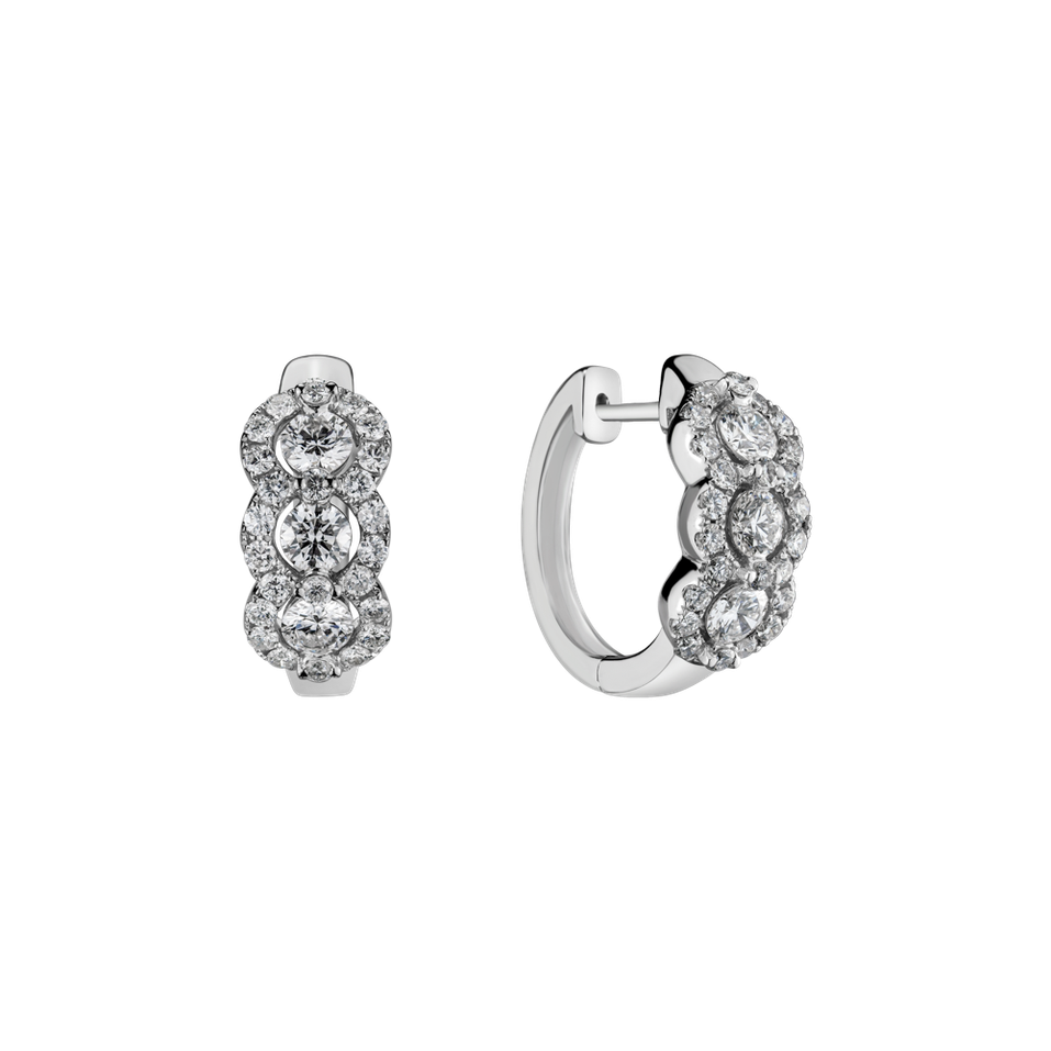 Náušnice s diamanty Gentle Gleam