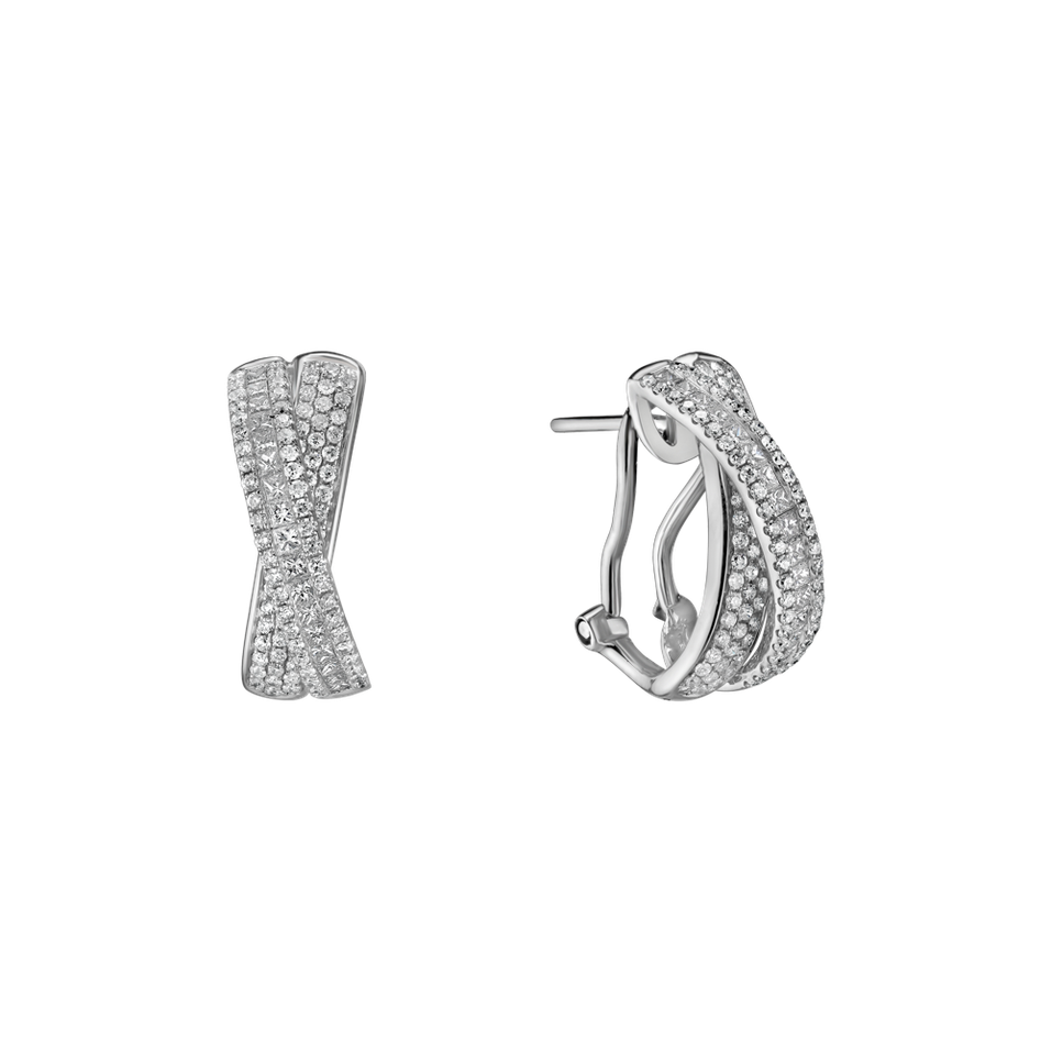 Náušnice s diamanty Alma