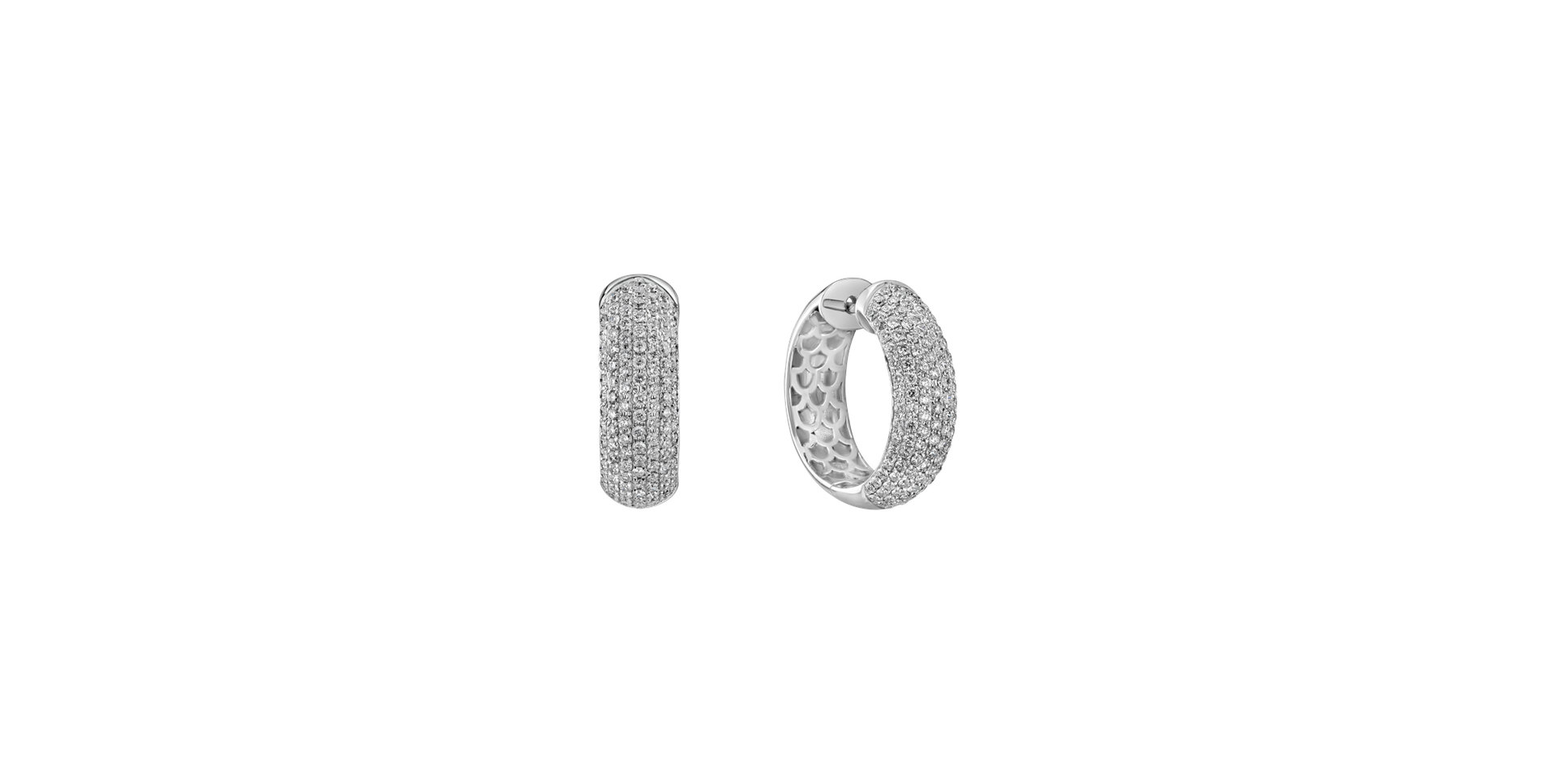 Náušnice s diamanty Orient Heaven