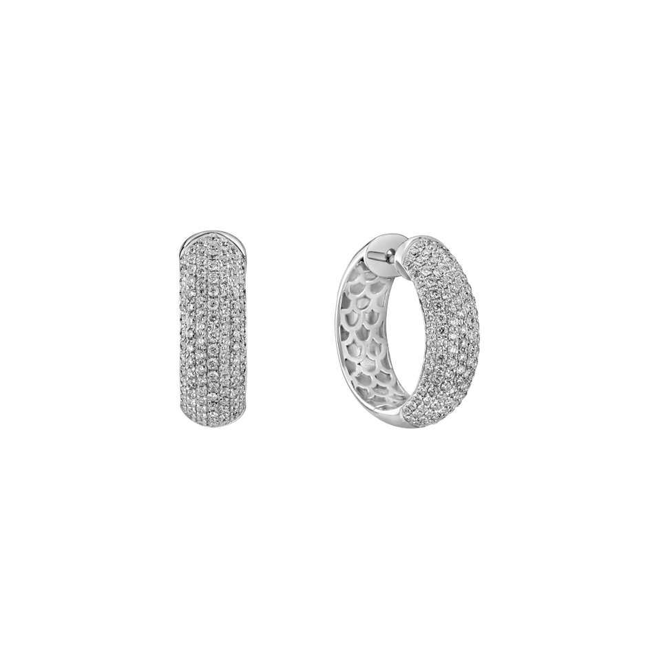 Náušnice s diamanty Orient Heaven